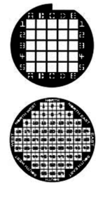 Substrati per portacampioni SEM con pattern alfanumerico per identificare il punto di analisi